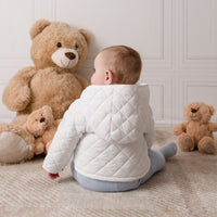Mitch & Son Boys ZAIN White Quilted Coat