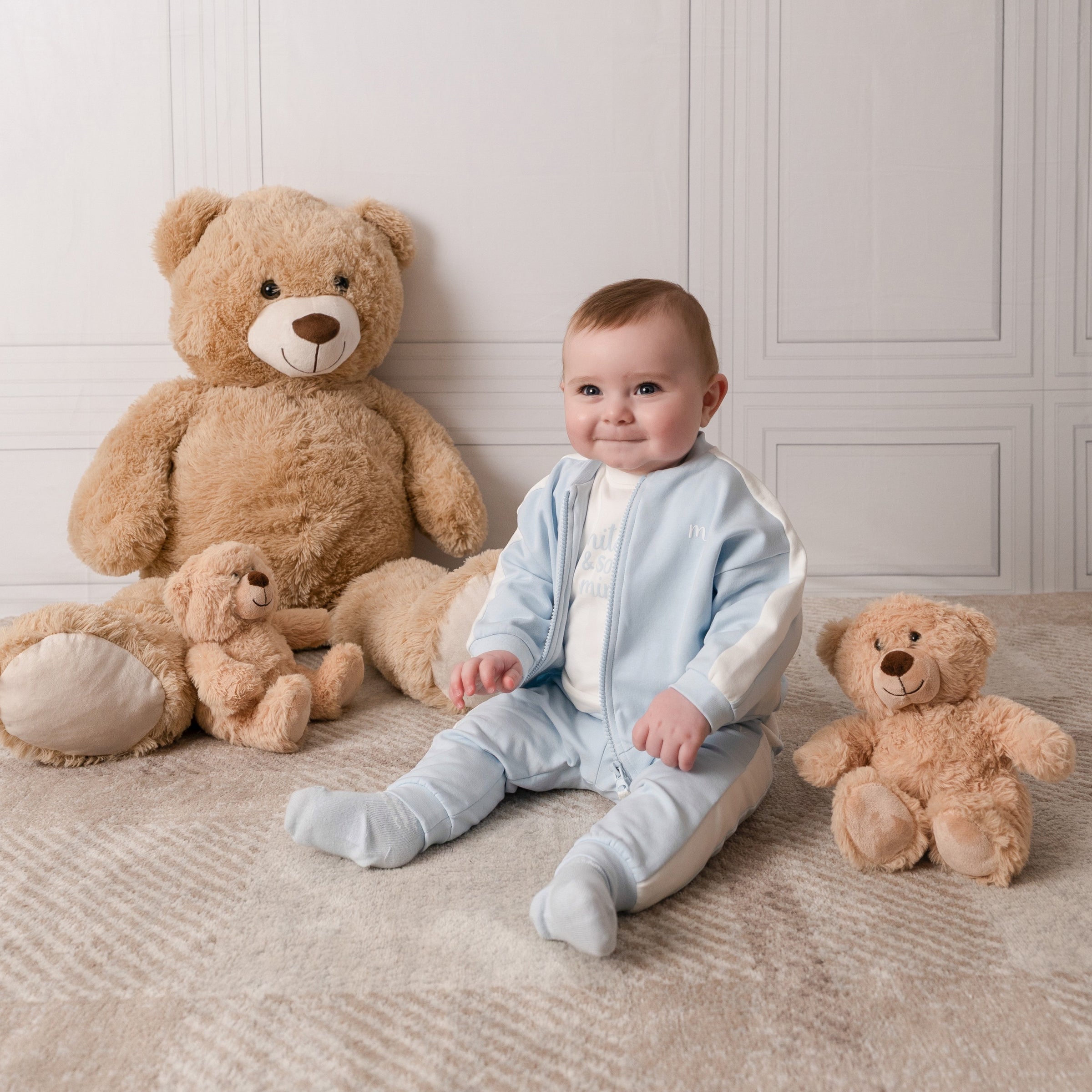 Mitch & Son Boys ZAK Blue Three Piece Tracksuit