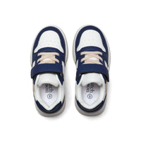 PREORDER SS26 Mitch & Son JUMP LOW Navy Blue White & Beige Logo Trainers