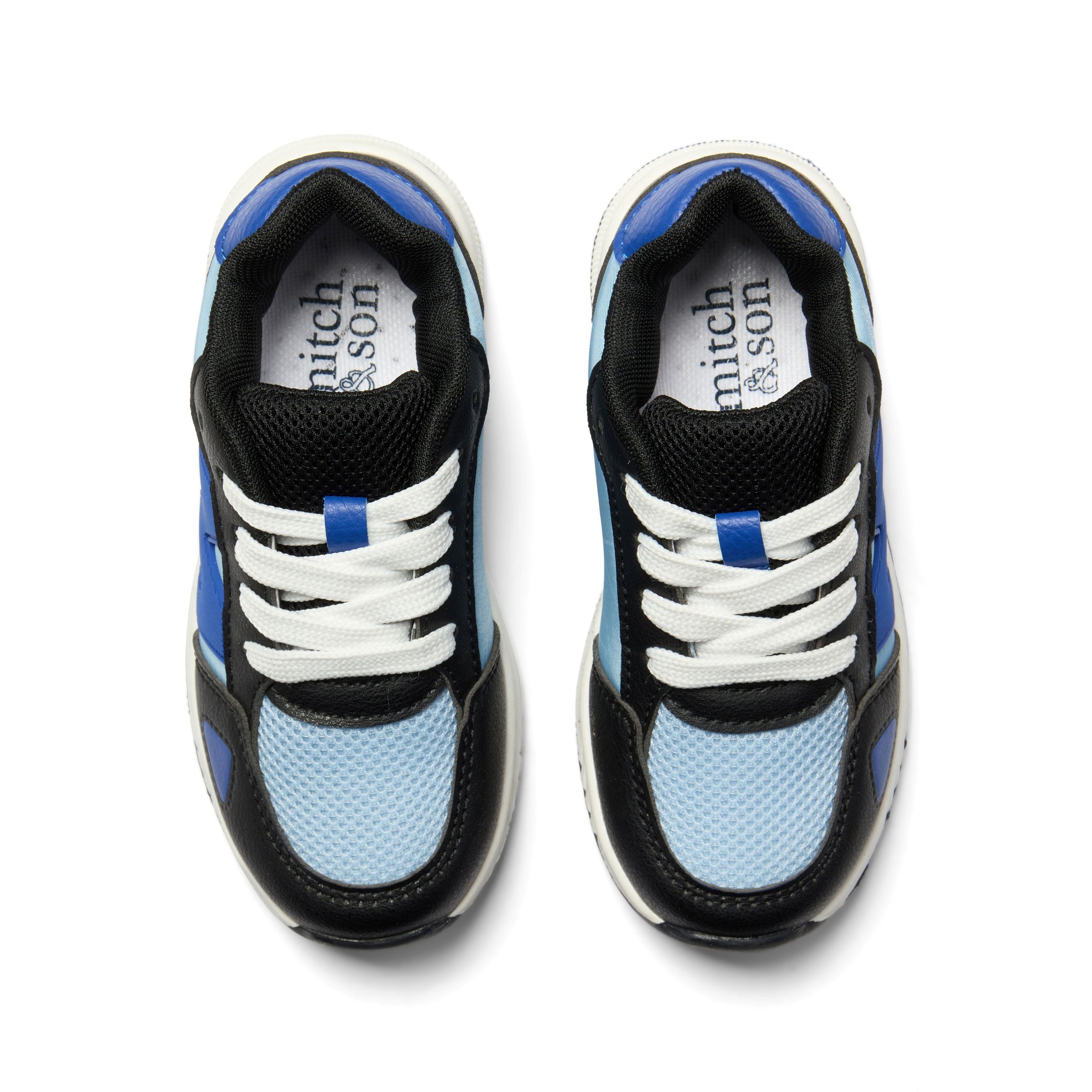 Mitch & Son Boys SPRINT Black Trainers