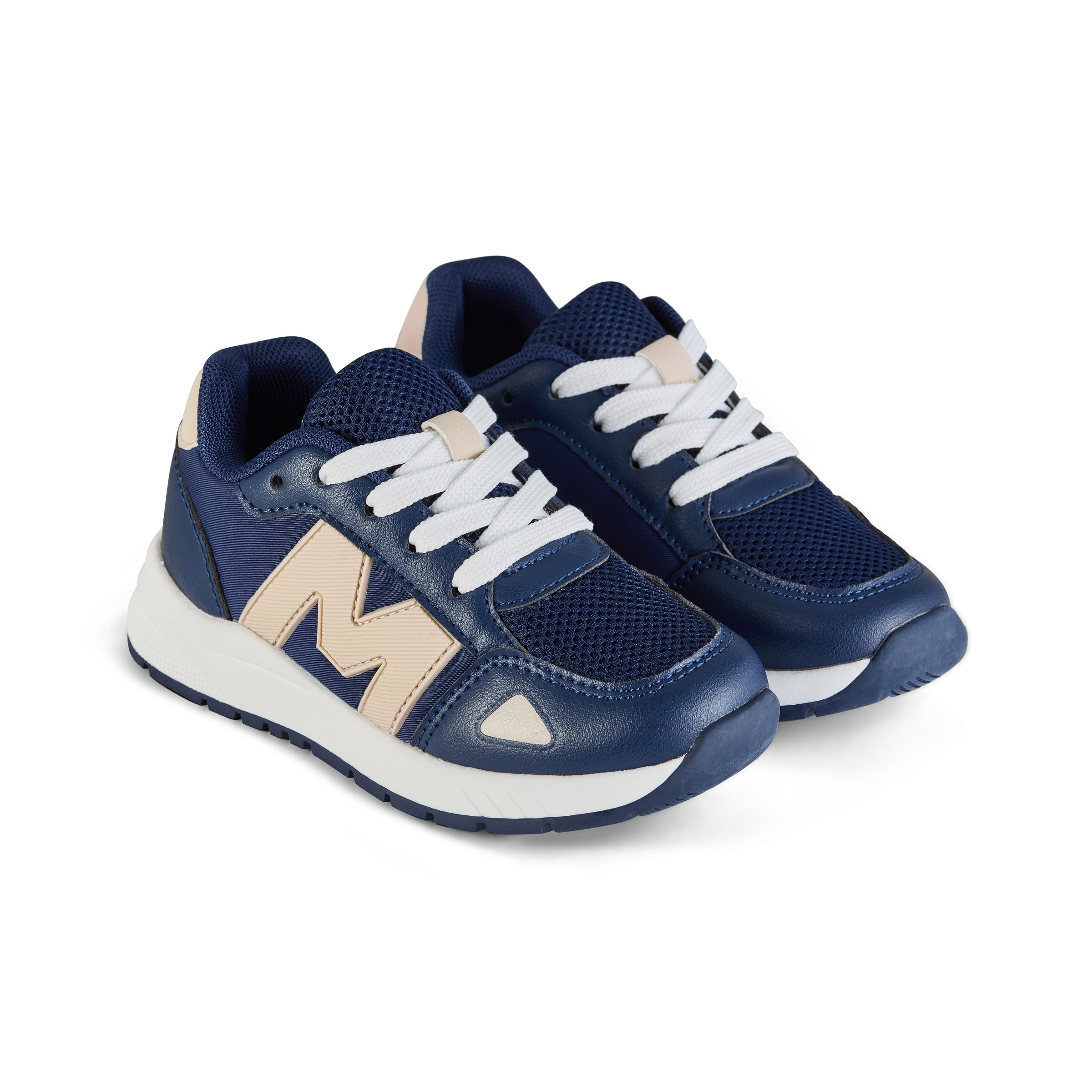 Mitch & Son Boys SPRINT Navy Trainers