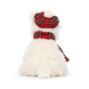 Jellycat Christmas Winter Warmer Munro Scottie Dog Soft Toy