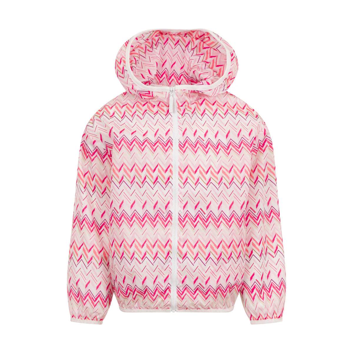 SS26 Missoni Pink Multicoloured Chevron Jacket