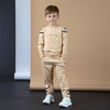 AW25 Mitch & Son JNR LUIS Beige Logo Stripe Tracksuit