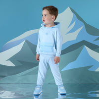 AW25 Mitch & Son JULIAN Blue Nylon Pocket Hoody Tracksuit