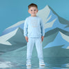 AW25 Mitch & Son JAXON Blue Logo Crest Tracksuit
