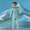 AW25 Mitch & Son JACK Green Faux Fur Trim Coat