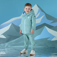 PREORDER AW25 Mitch & Son JAMES Blue & Green Reversible Gilet