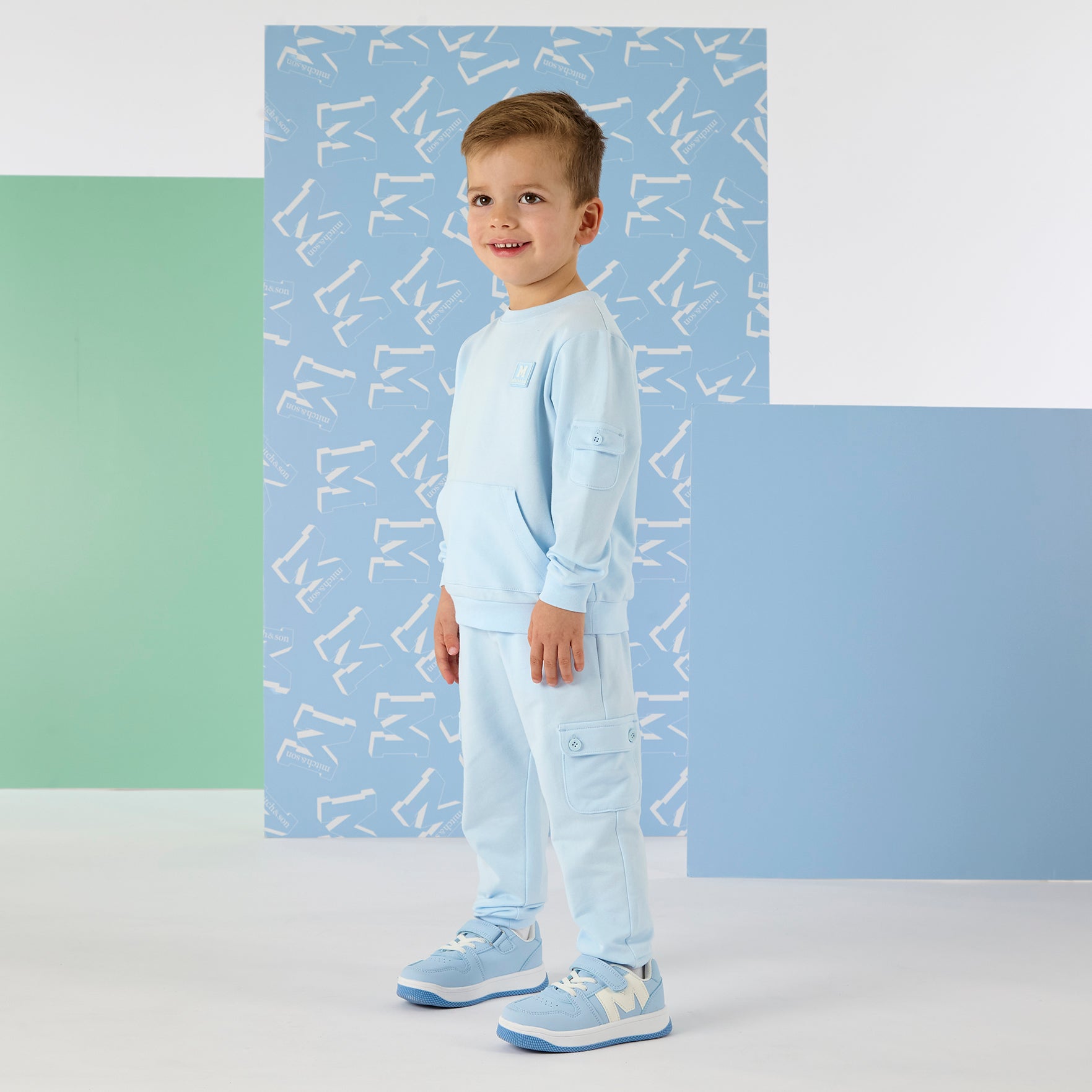PREORDER SS26 Mitch & Son OAKLY Blue Pocket Logo Tracksuit