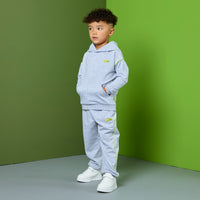 PREORDER SS26 Mitch & Son JNR REESE Grey Green & Orange Hooded Logo Tracksuit