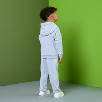 PREORDER SS26 Mitch & Son JNR REESE Grey Green & Orange Hooded Logo Tracksuit