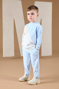 Mitch & Son AGNER Pale Blue Cut N Sew Tracksuit