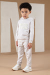 AW24 Mitch & Son ALEX Beige Logo Hoody Tracksuit
