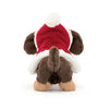 Jellycat Christmas Winter Warmer Otto Sausage Dog Soft Toy