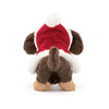 Jellycat Christmas Winter Warmer Otto Sausage Dog Soft Toy