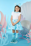 ADee OPRAH Bright White Mixed Dress