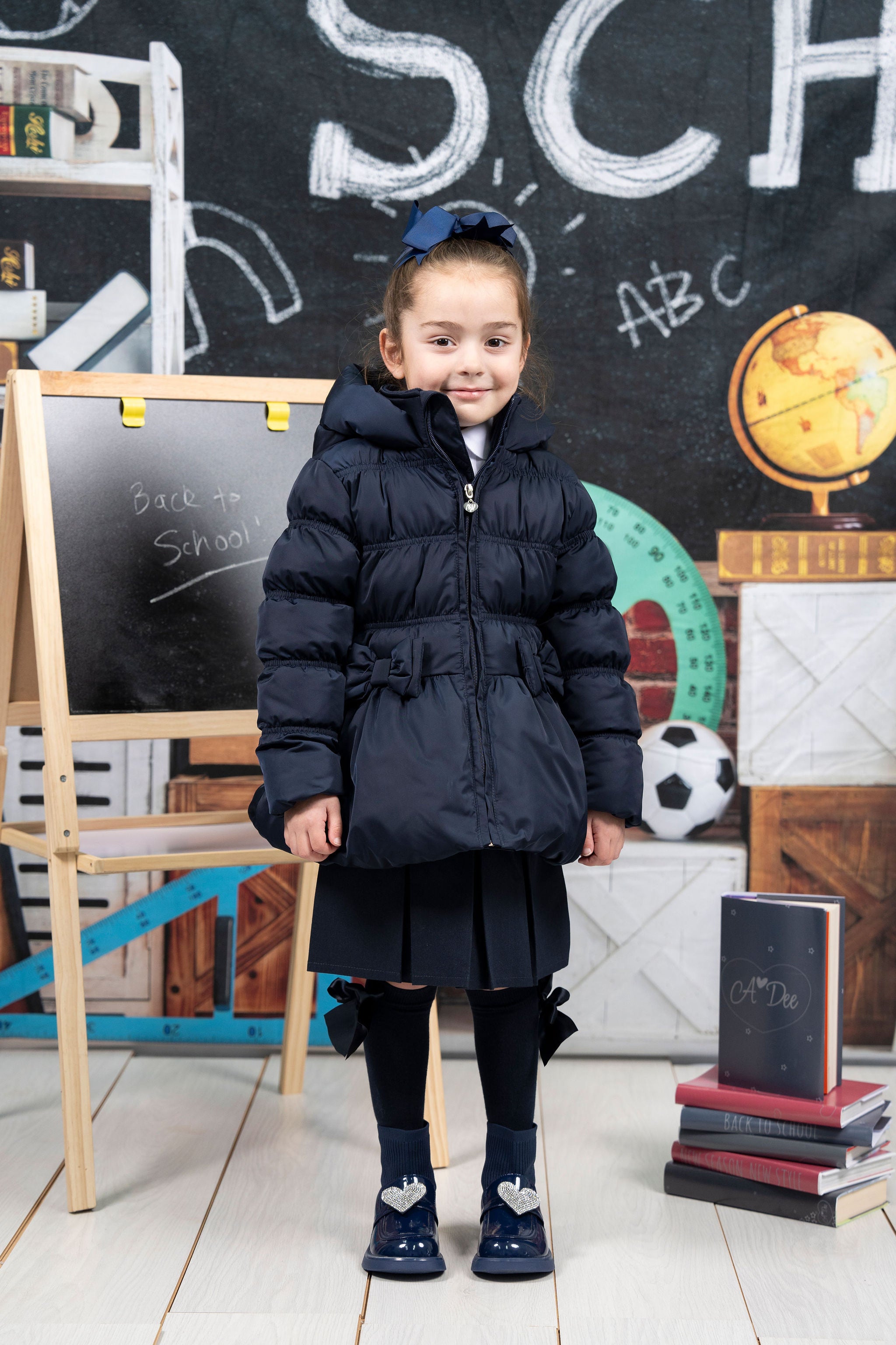 Adee navy coat store