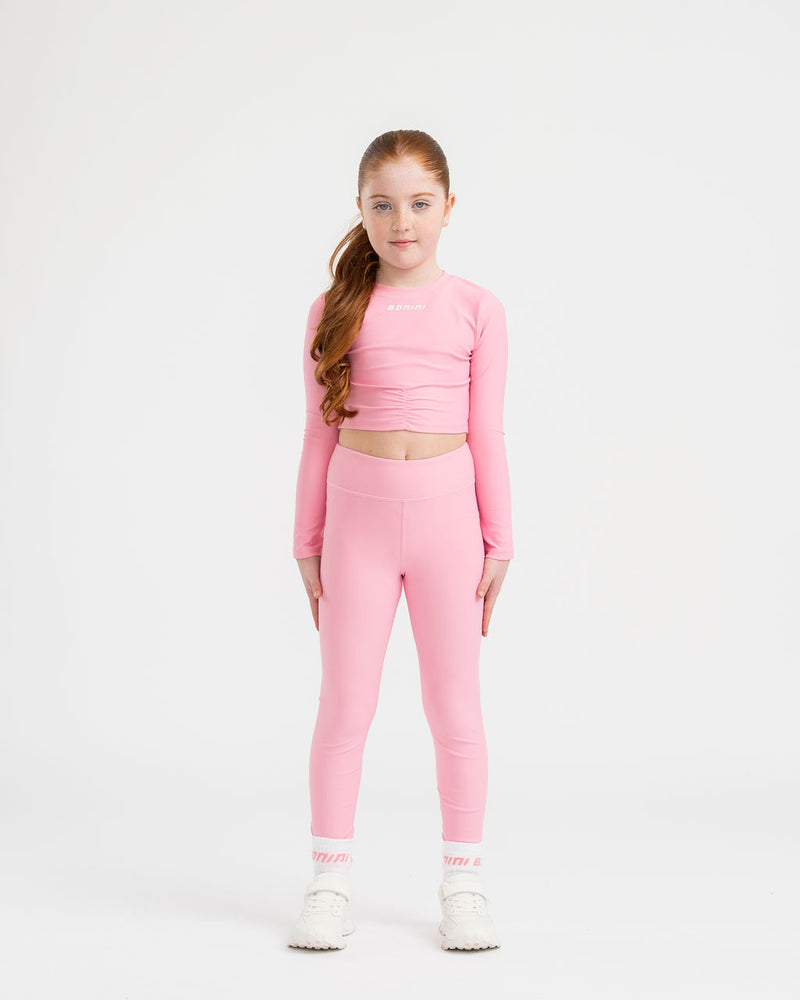 AW25 Bonini ASPIRE Pink Long Sleeve Sport Top