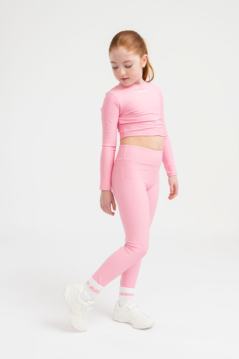 AW25 Bonini ASPIRE Pink Long Sleeve Sport Top