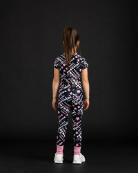 AW25 Bonini SPRINT Black Printed Sport Leggings