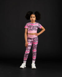 AW25 Bonini SPRINT Pink Printed Sport Leggings
