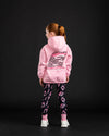 AW25 Bonini SPARKLE Pink Oversized Logo Hoody