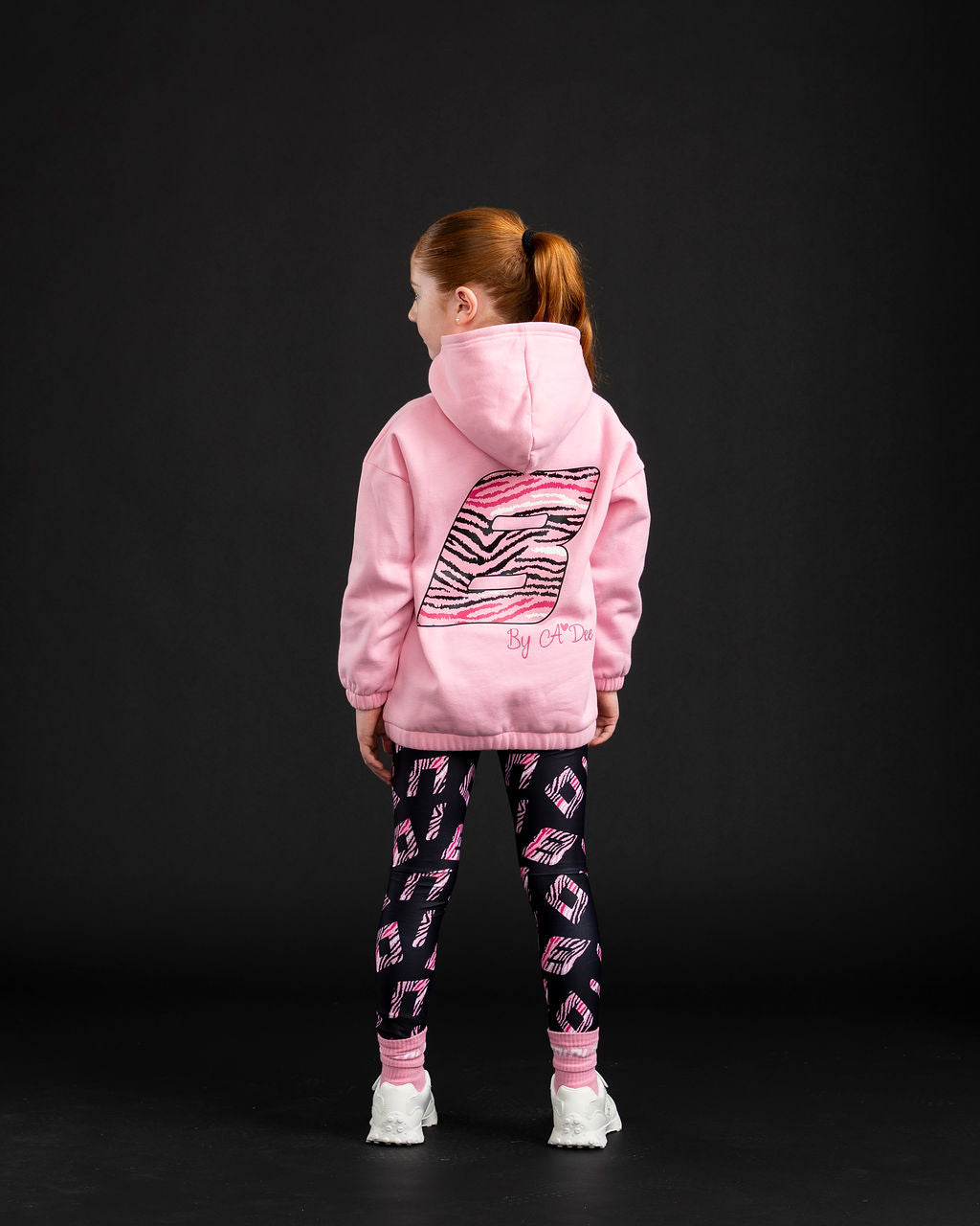 AW25 Bonini SPARKLE Pink Oversized Logo Hoody