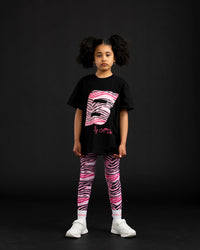 AW25 Bonini DYNAMIC Black Oversized Logo T-Shirt