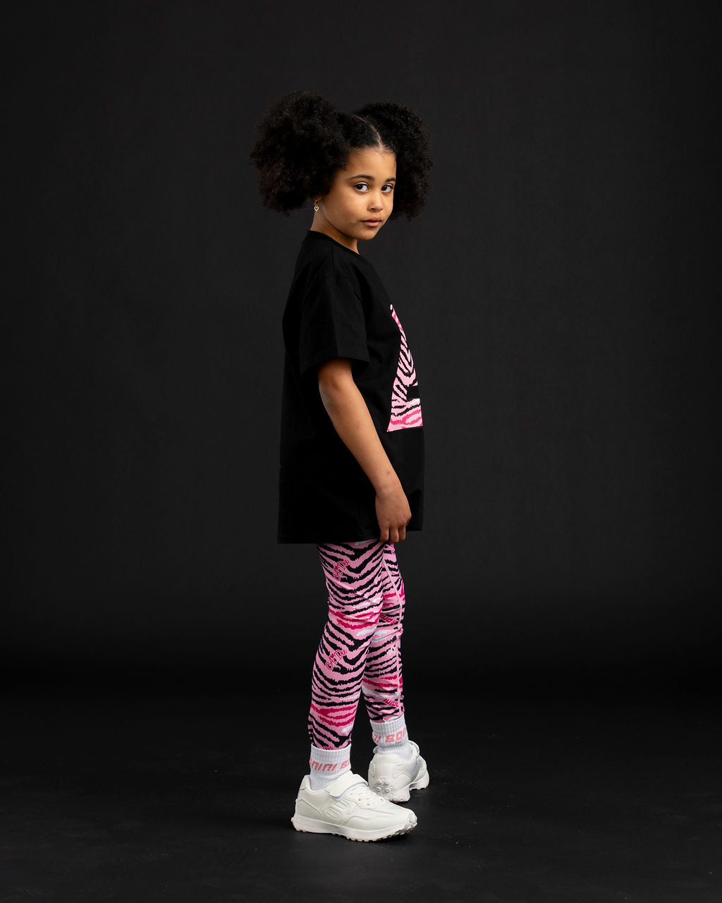AW25 Bonini DYNAMIC Black Oversized Logo T-Shirt