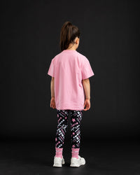 AW25 Bonini DYNAMIC Pink Oversized Logo T-Shirt