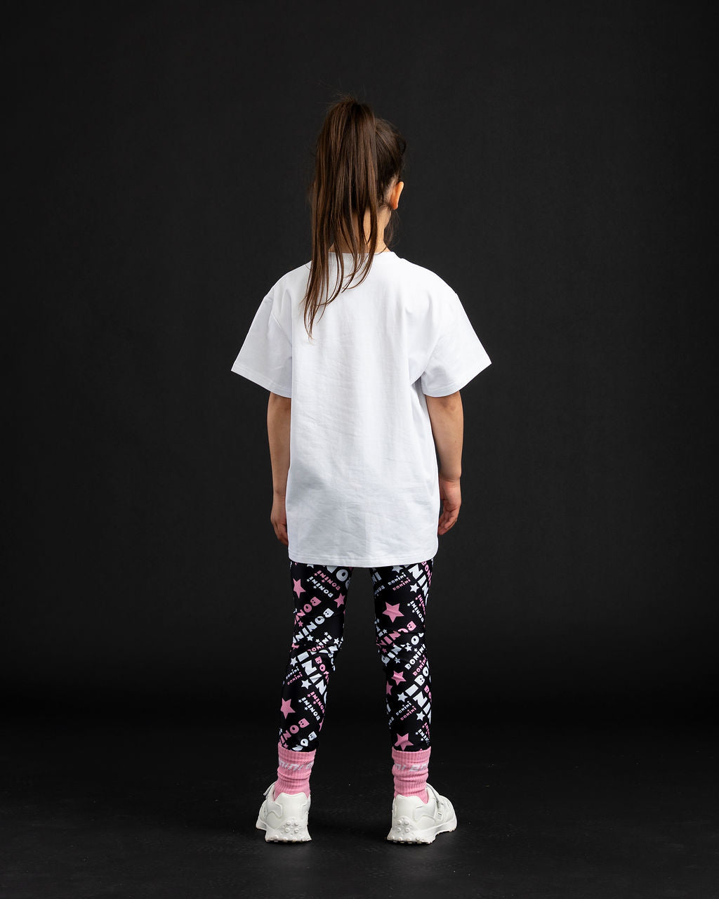AW25 Bonini DYNAMIC White Oversized Logo T-Shirt