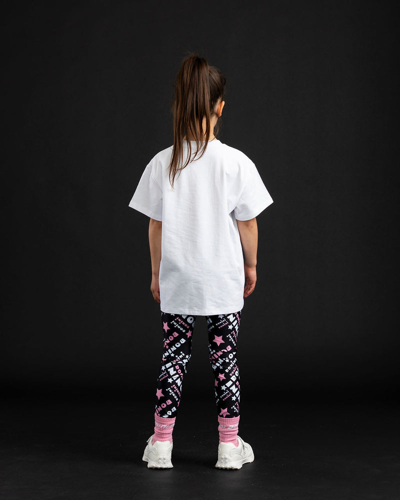 AW25 Bonini DYNAMIC White Oversized Logo T-Shirt