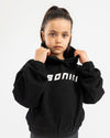 AW25 Bonini ASPIRE Black Logo Hoody