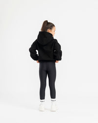 AW25 Bonini ASPIRE Black Logo Hoody