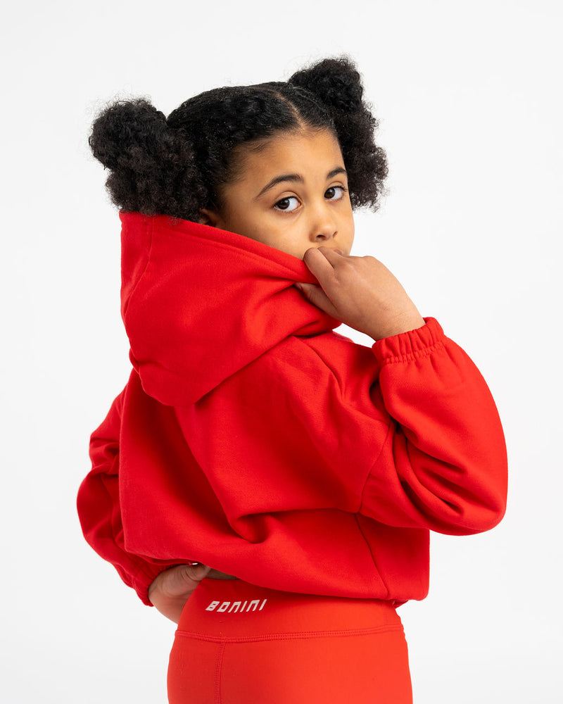 AW25 Bonini ASPIRE Red Logo Hoody