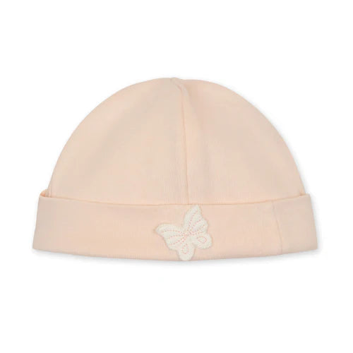 Baby Gi Peach Pink Cotton Butterfly Hat