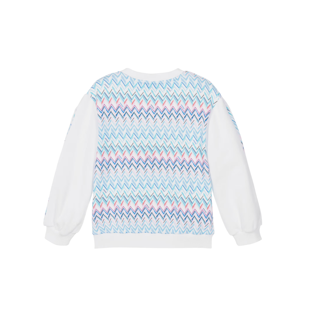 SS26 Missoni Blue & White Multicoloured Chevron Leggings Set