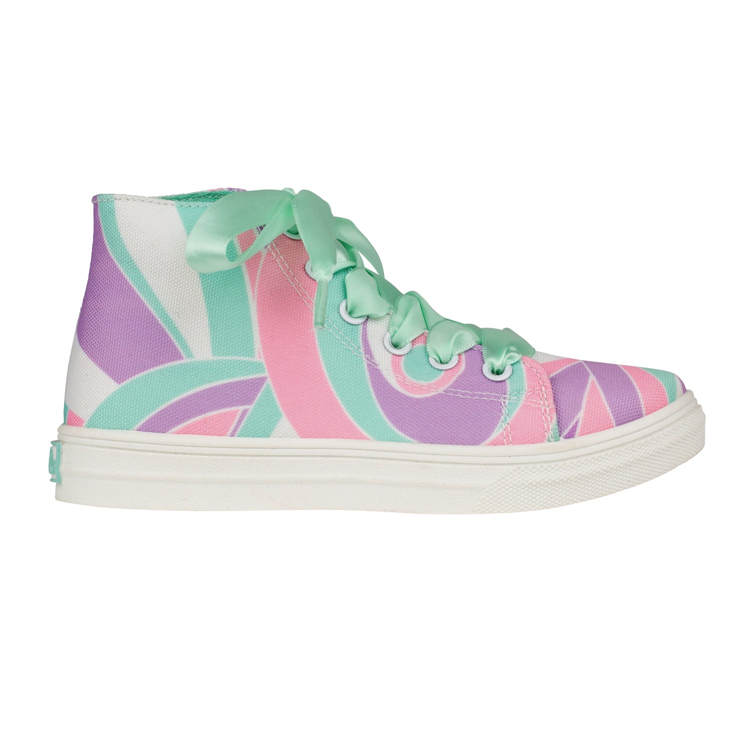 ADee JAZZY Lilac Printed Canvas High Tops – Theodore Couture