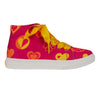 SS24 ADee JAZZY Hot Pink Printed Canvas High Tops