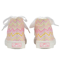 ADee JAZZY Pink Fairy Printed Canvas High Tops