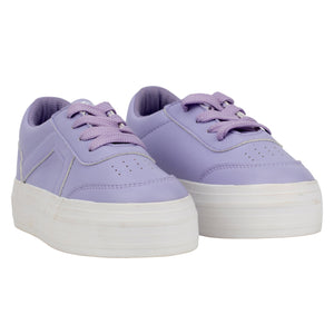 SS24 ADee PATTY Lilac Platform Trainers