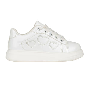 SS24 ADee QUEENY White Chunky Trainers