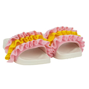 SS24 ADee FRILLY Pink Fairy Frill Sliders