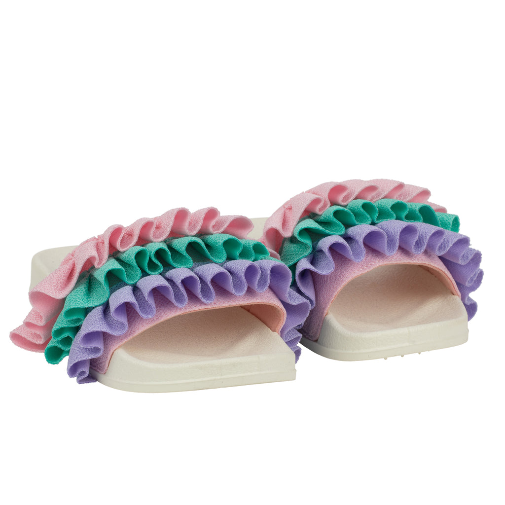 SS24 ADee FRILLY Lilac Frill Sliders