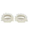 SS24 ADee FRILLY Bright White Frill Sliders