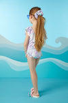SS24 ADee DORI Lilac Pastel Print Swimsuit