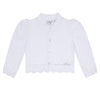 ADee LINA Bright White Sweat Cardigan