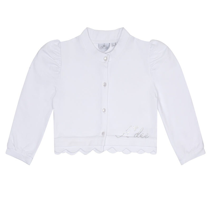 Bright white cardigan sales