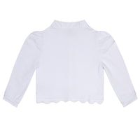 ADee LINA Bright White Sweat Cardigan