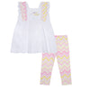 ADee LEXY Bright White Broderie Anglaise Legging Set